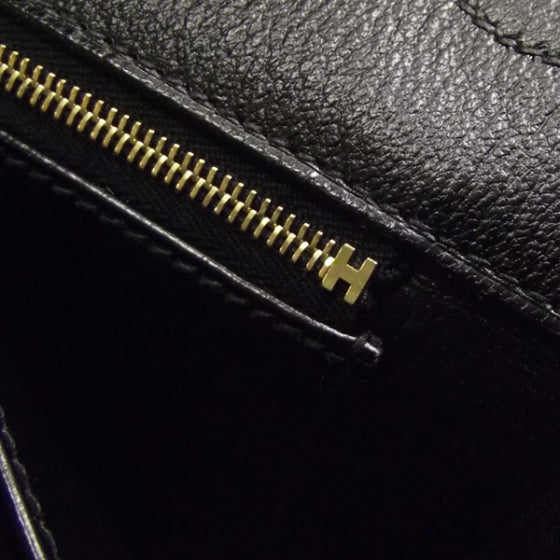 Taurillon Clemence Birkin 35 Noir