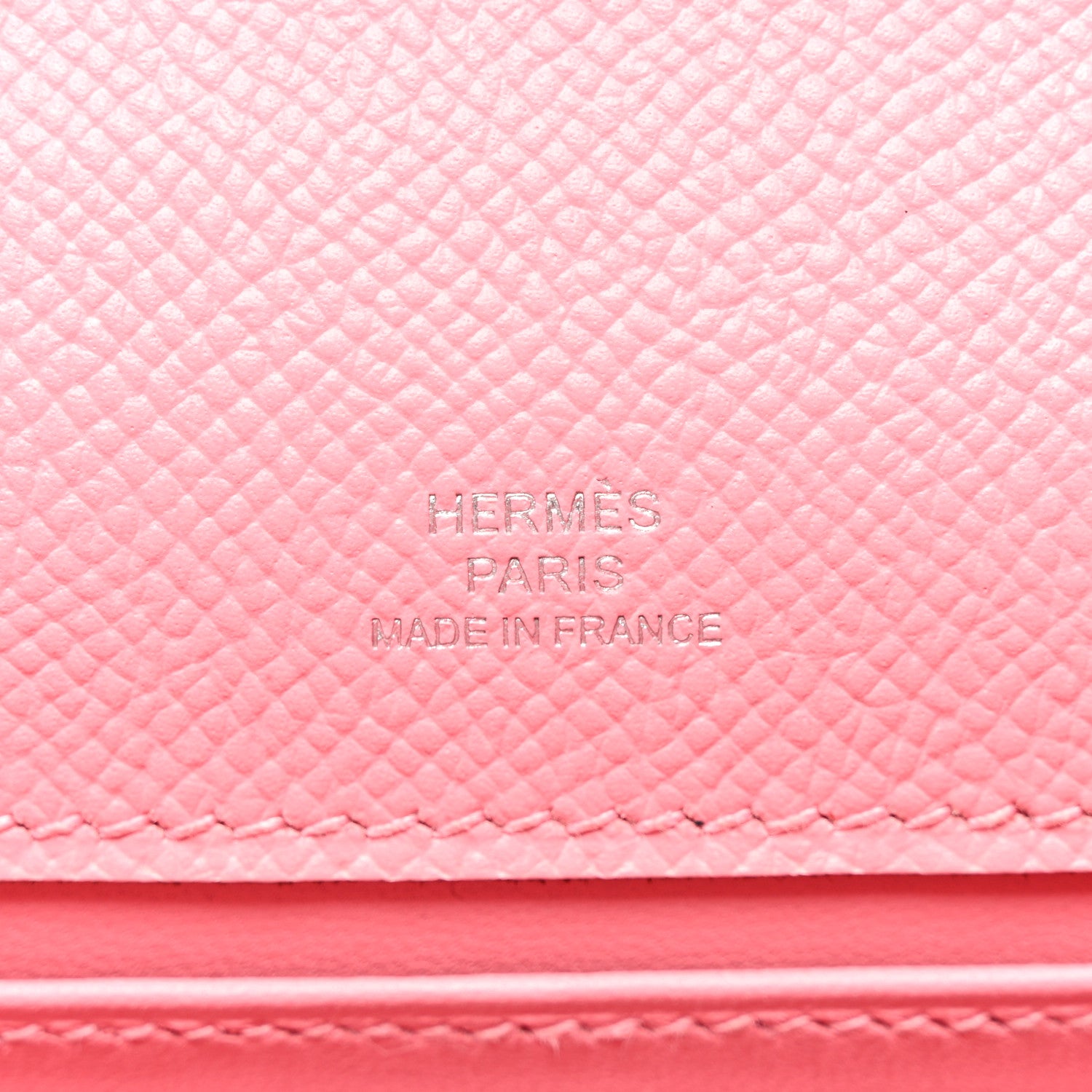 Hermes Epsom Kelly Pochette Clutch Rose Confetti 6 of 9