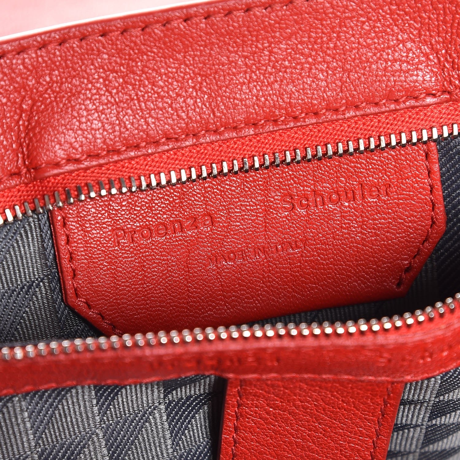 Proenza Schouler Lambskin Medium PS1 Satchel Red 7 of 8
