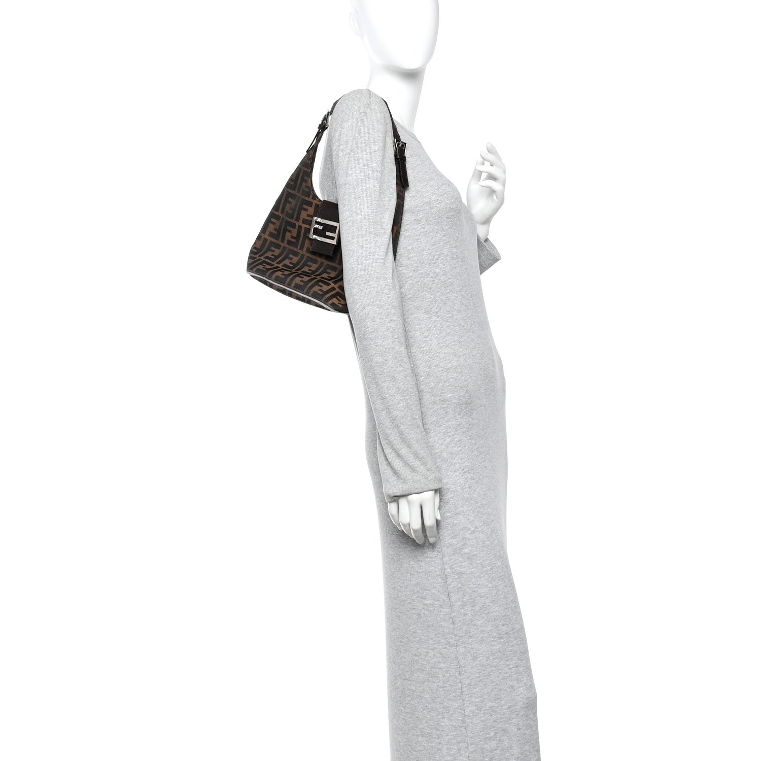 Fendi Zucca Hobo Tobacco 2 of 11