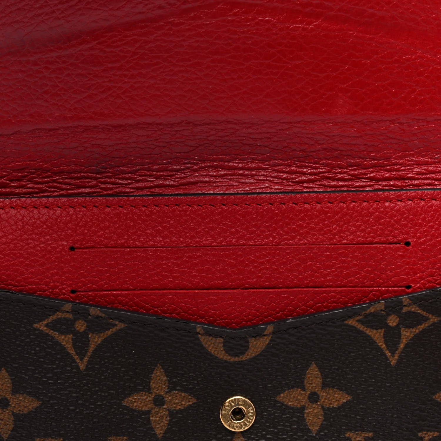 Louis Vuitton Monogram Pallas Compact Wallet Cherry 6 of 7