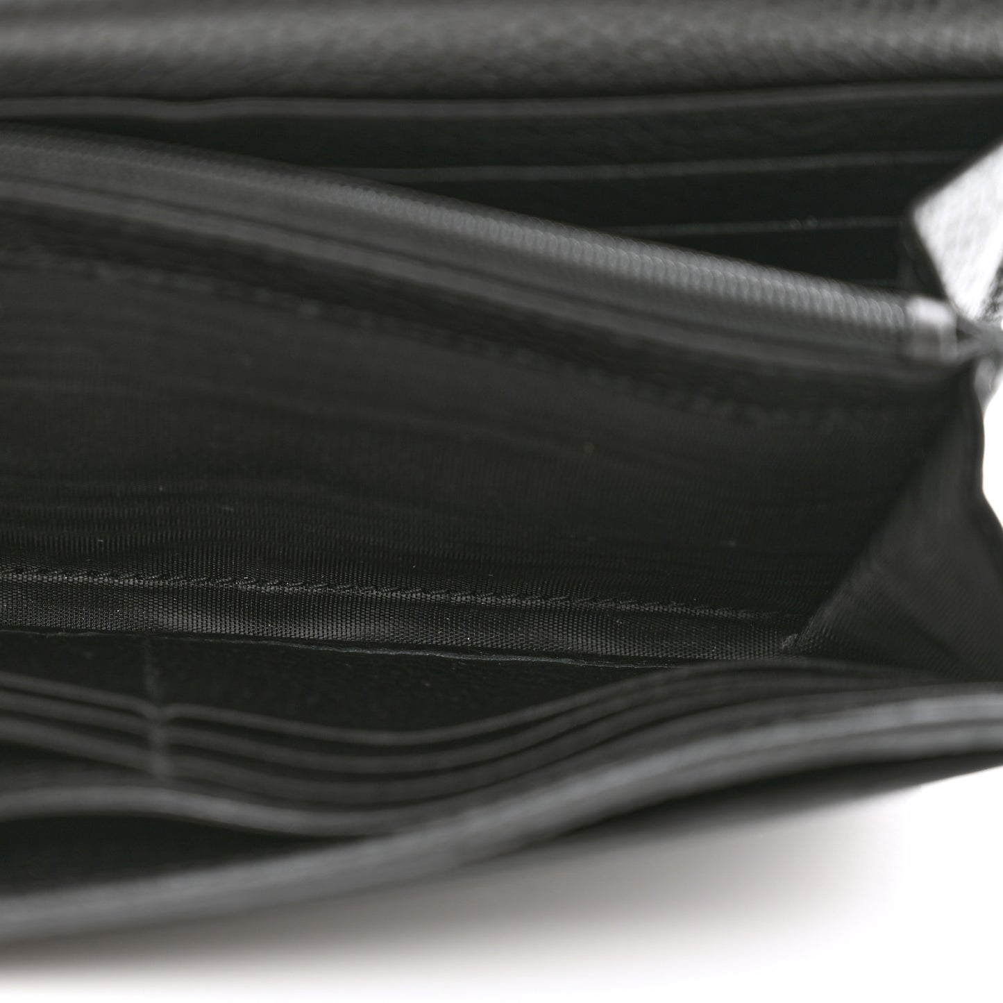Calfskin Animalier Continental Wallet Black