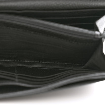 Gucci Calfskin Animalier Continental Wallet Black 6 of 9