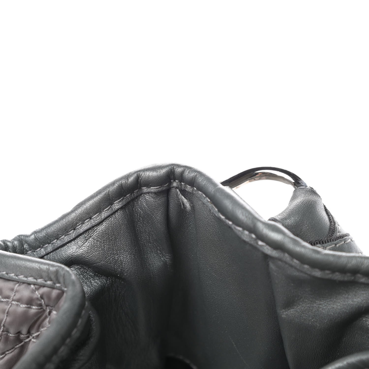 Christian Dior Satin Cannage Charming Hobo Grey 15 of 15