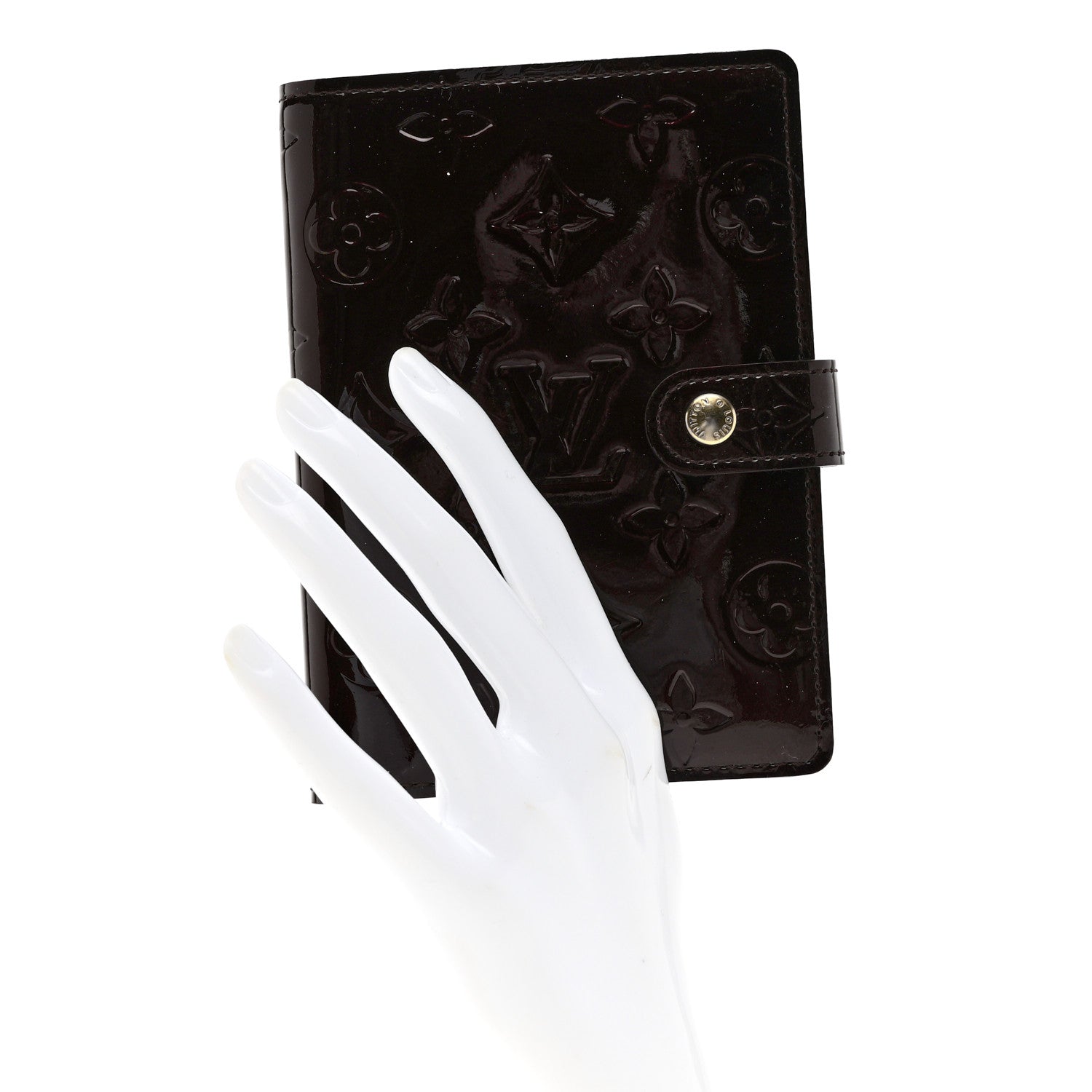 Louis Vuitton Vernis Small Ring Agenda Cover Amarante 2 of 7