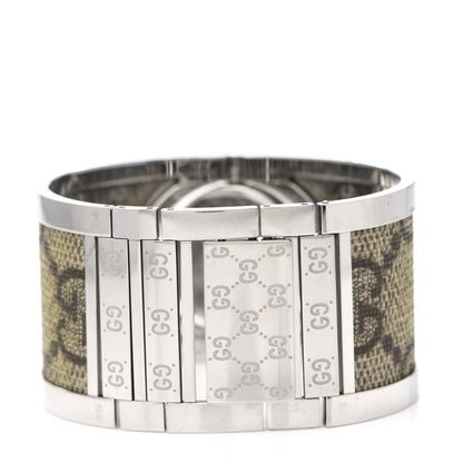 Gucci Stainless Steel Canvas 33mm Twirl Monogram Quartz Watch Brown 3 of 5