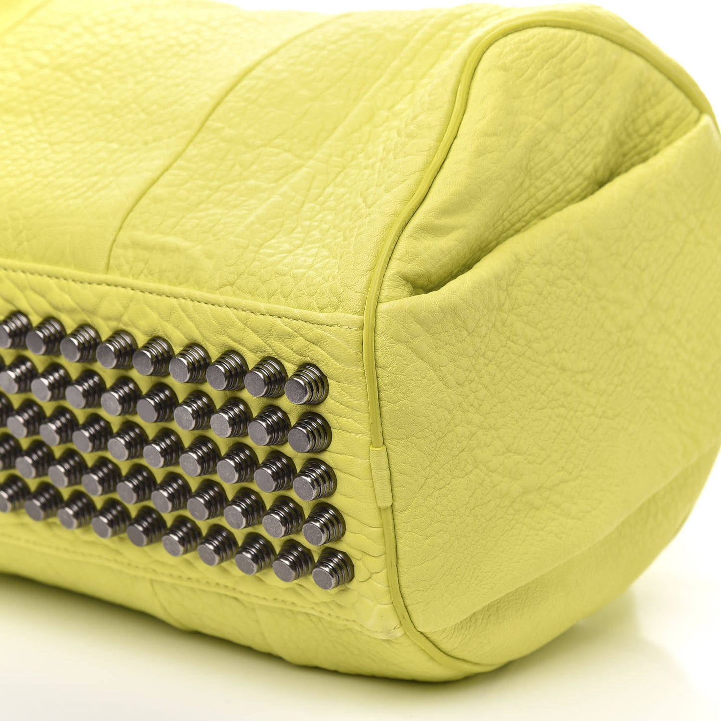 Pebbled Lambskin Rocco Acid Black Nickel Hardware