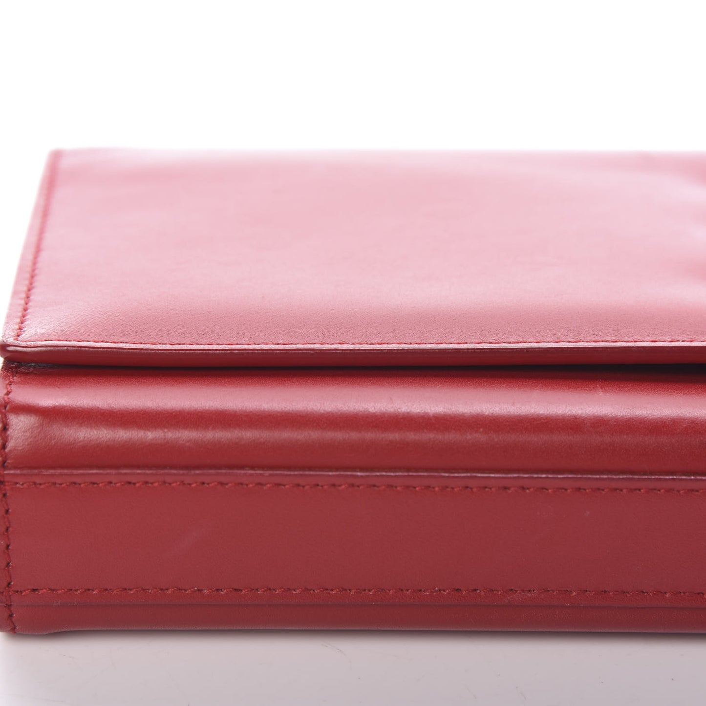 Calfskin Monogram Cassandre Clutch Rouge Orient