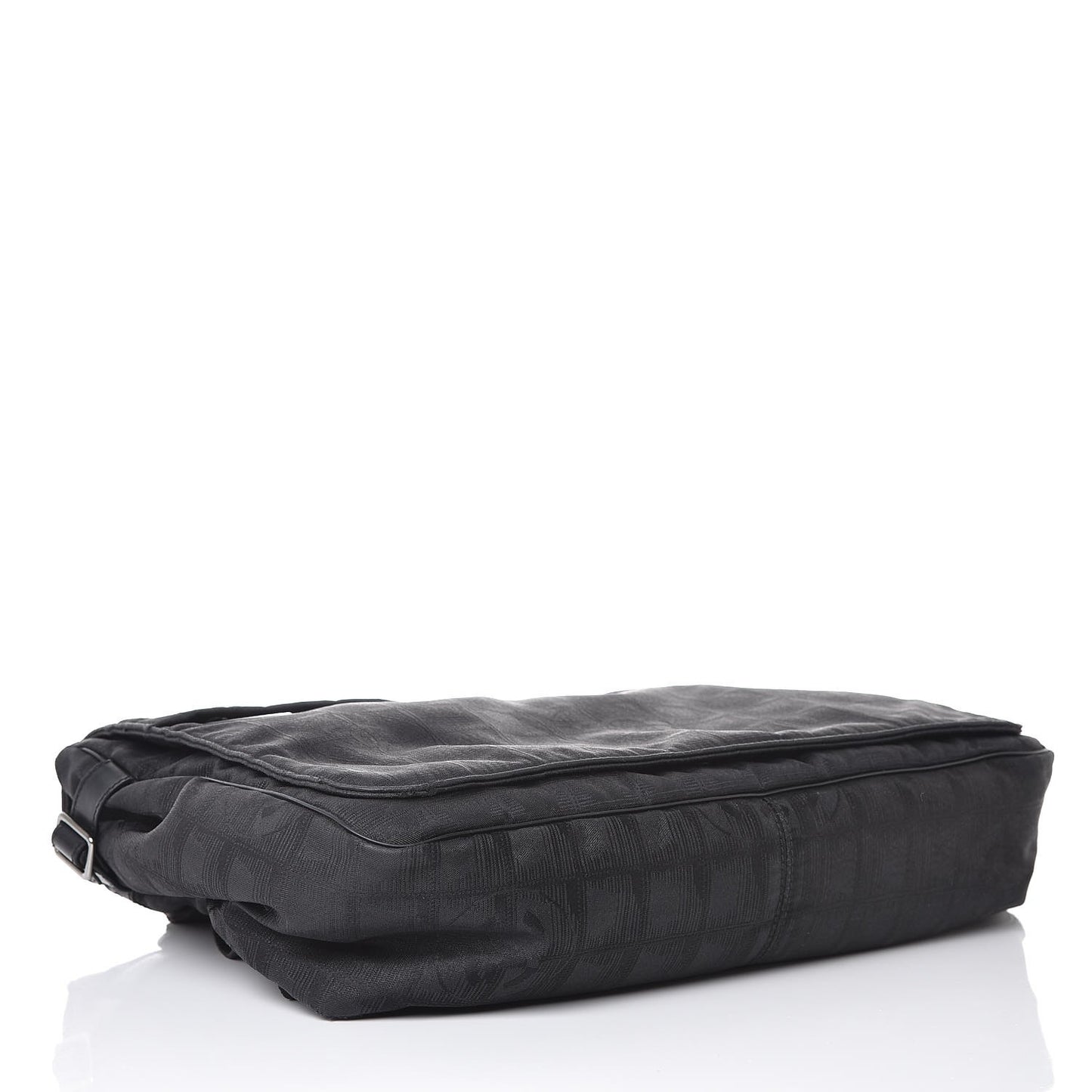 Nylon Travel Messenger Bag Black