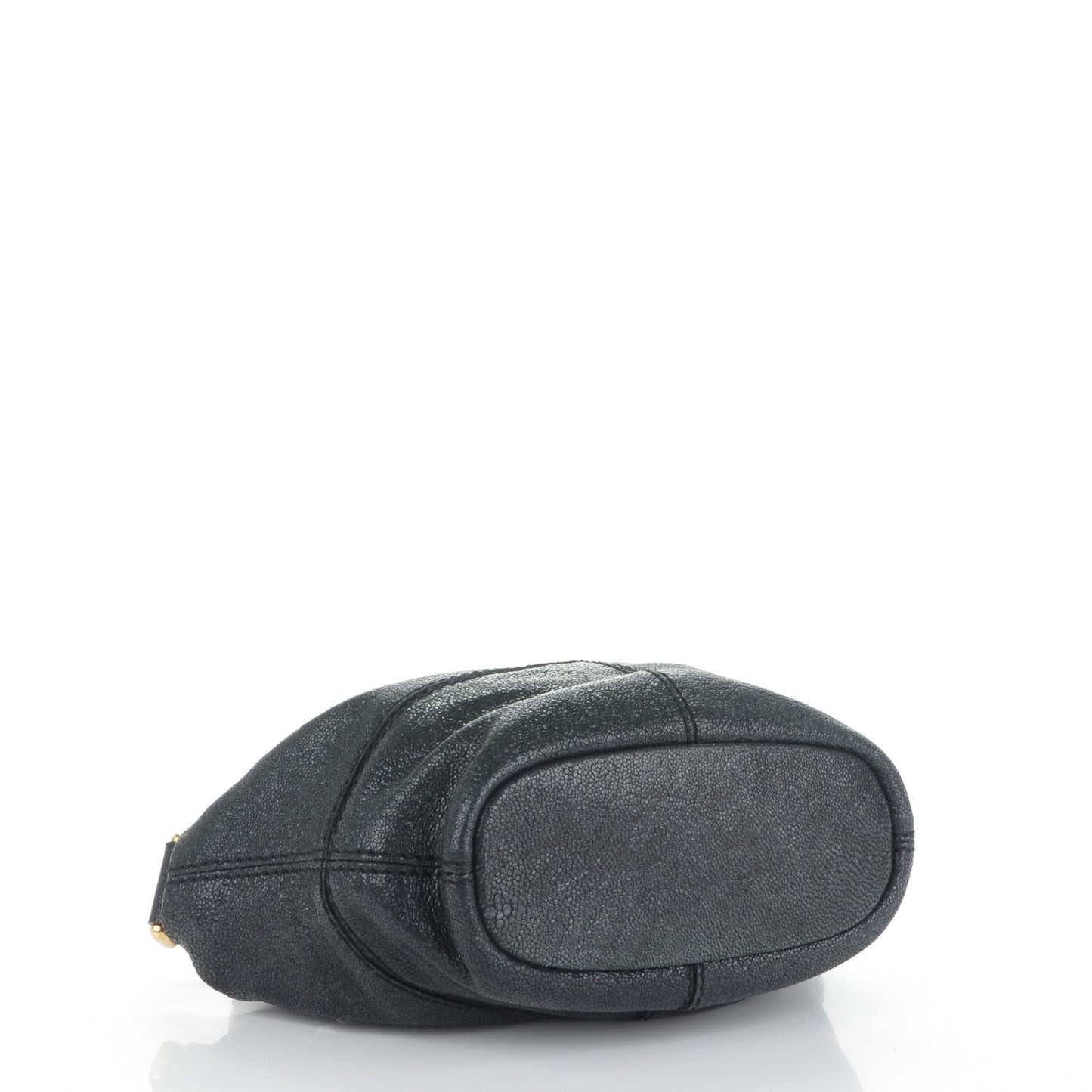 Calfskin Stingray Embossed Micro Nightingale Black