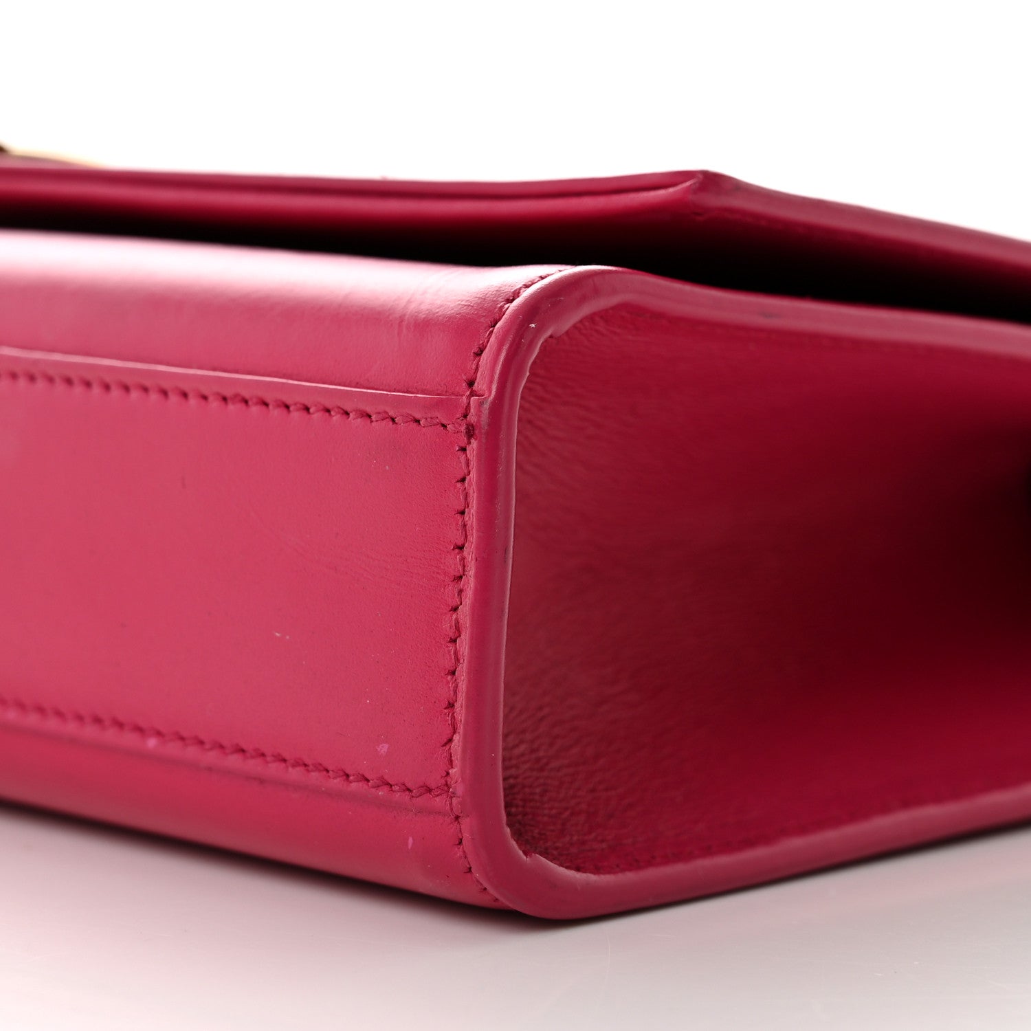 Saint Laurent Smooth Calfskin Classic Monogram Kate Tassel Chain Wallet Pink 11 of 12