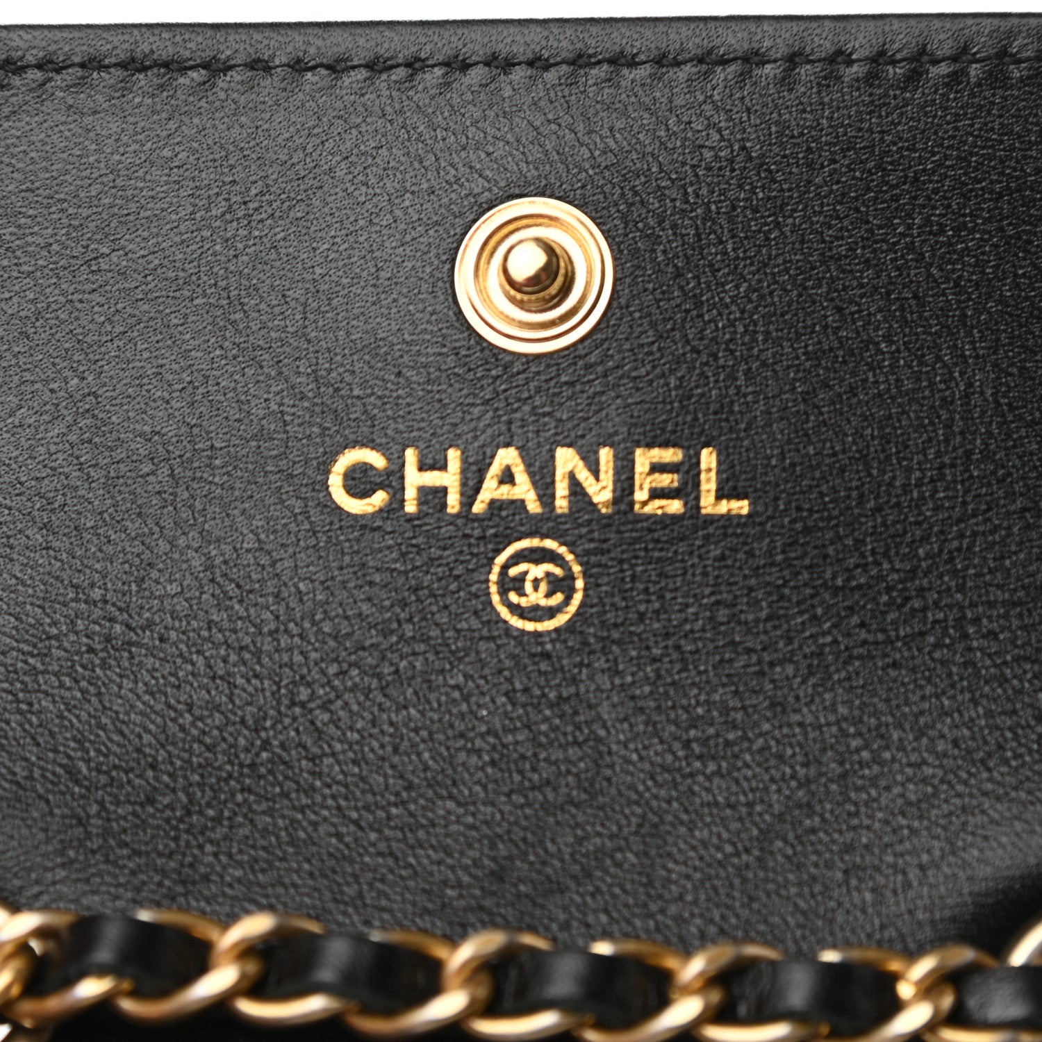 Chanel Shiny Aged Calfskin Quilted Waist Belt Bag Black 6 of 8