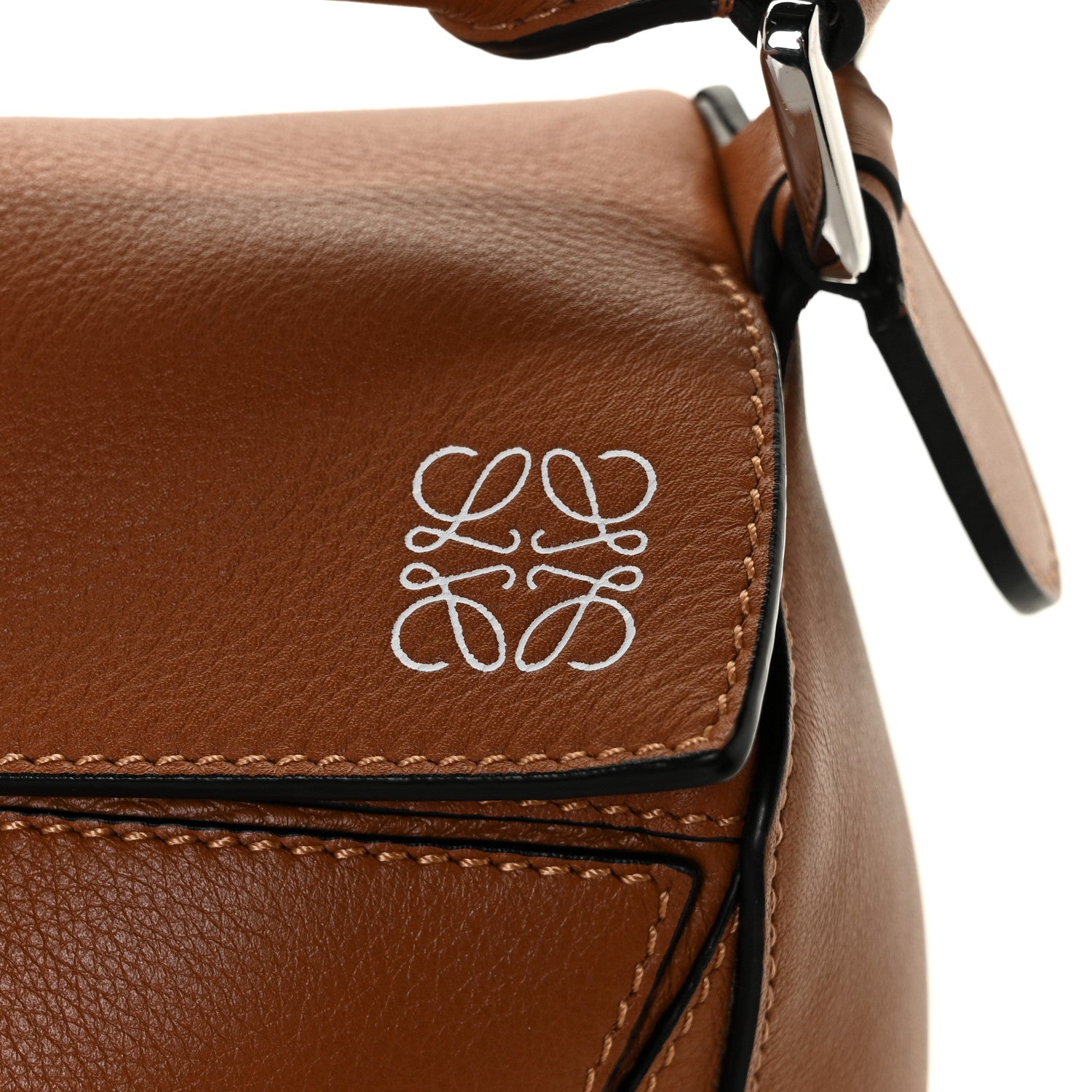 Loewe Calfskin Small Puzzle Bag Tan 9 of 11