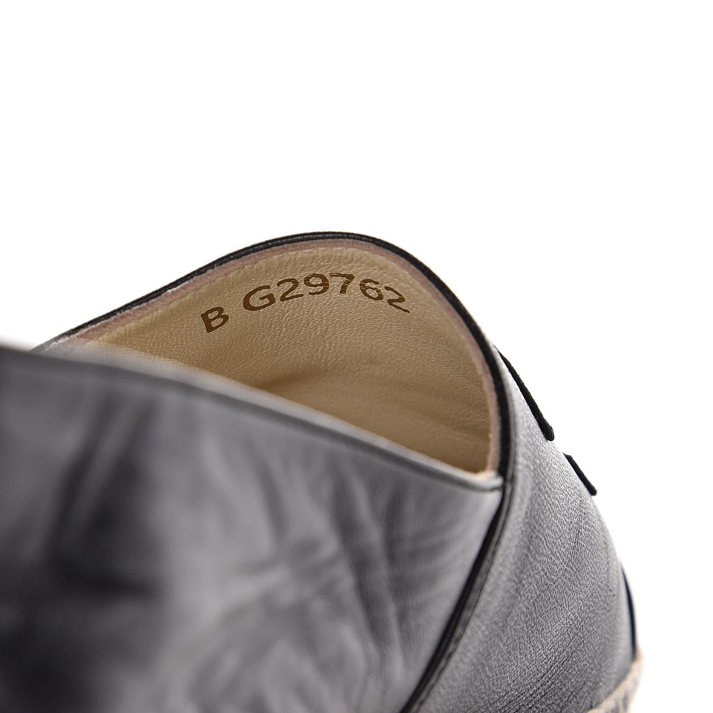 Lambskin CC Espadrilles 40 Black