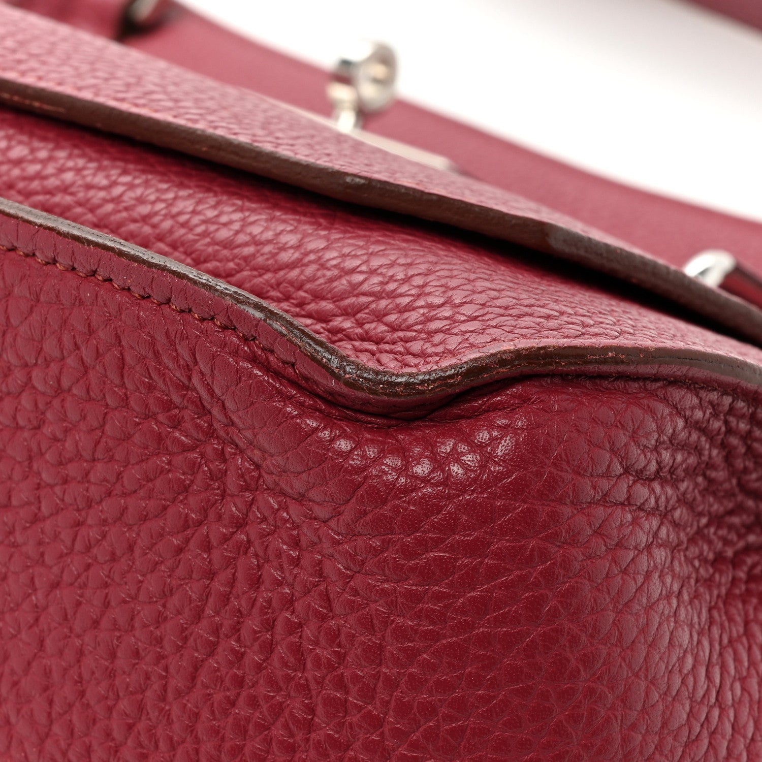 Hermes Taurillon Clemence Jypsiere 31 Rubis 14 of 19