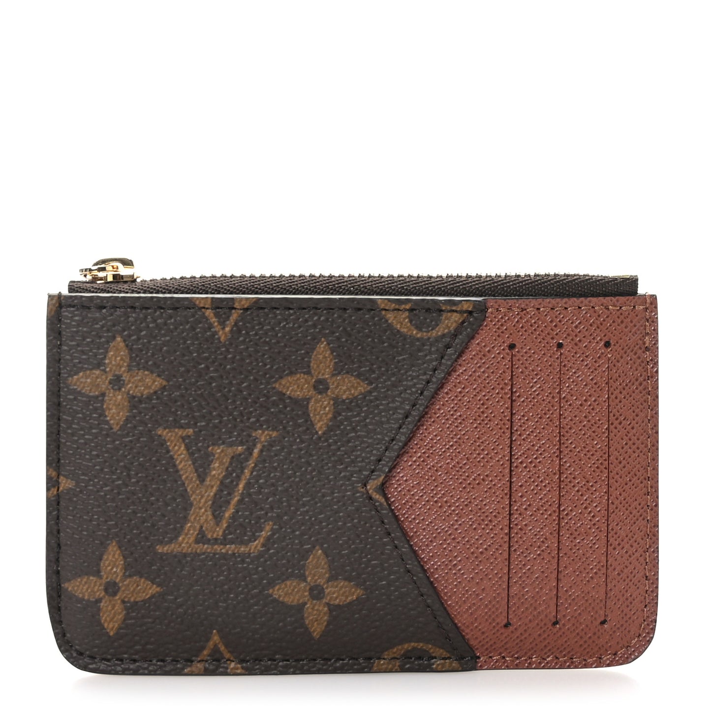 Monogram Zipped Romy Card Holder