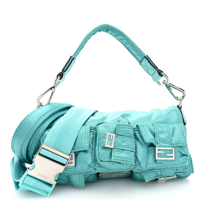 Fendi Econyl Cuoio Romano Multipocket Baguette Spring Turquoise 1 of 9