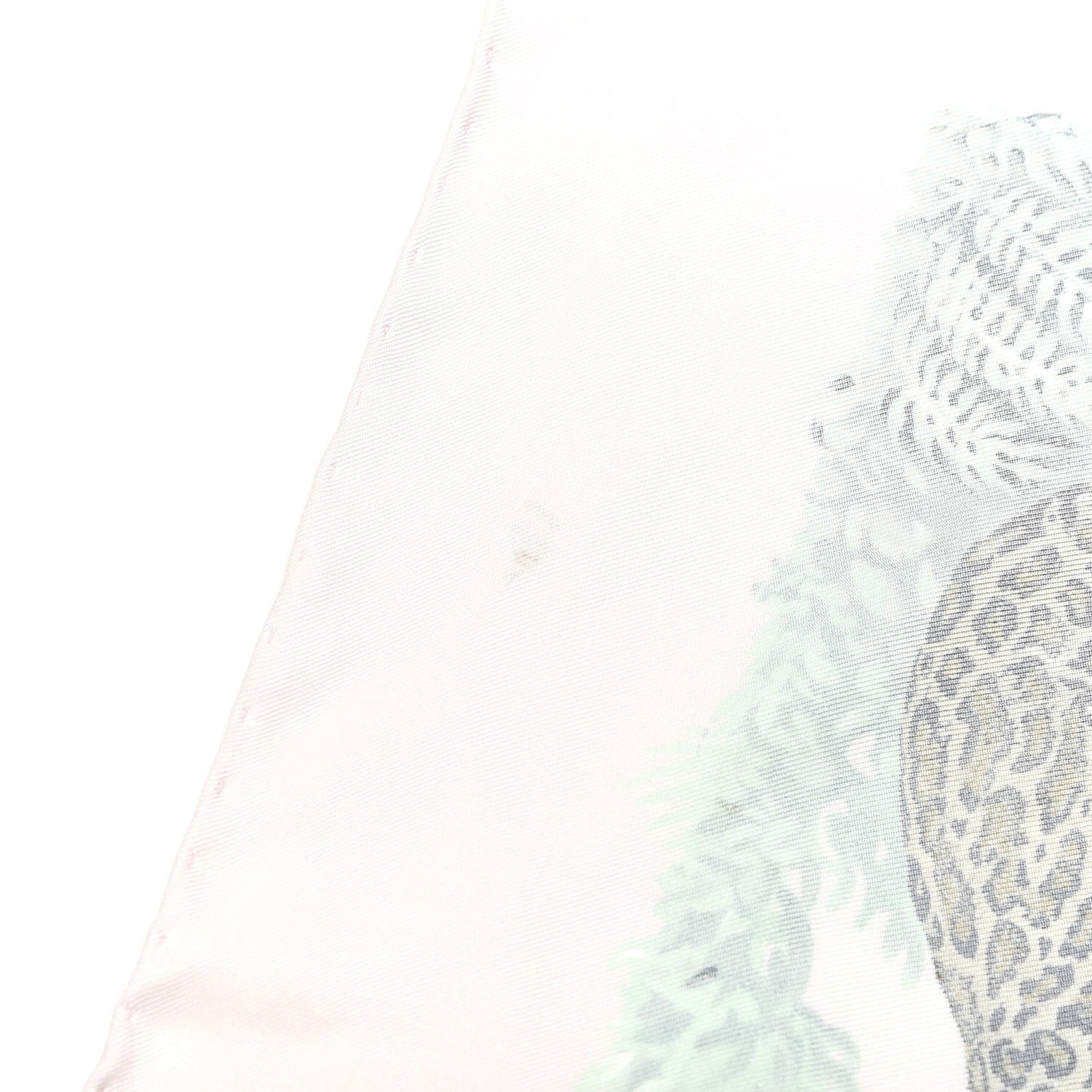 Hermes Silk Wash Equateur 90 Scarf Rose Pale Aqua Taupe 6 of 6