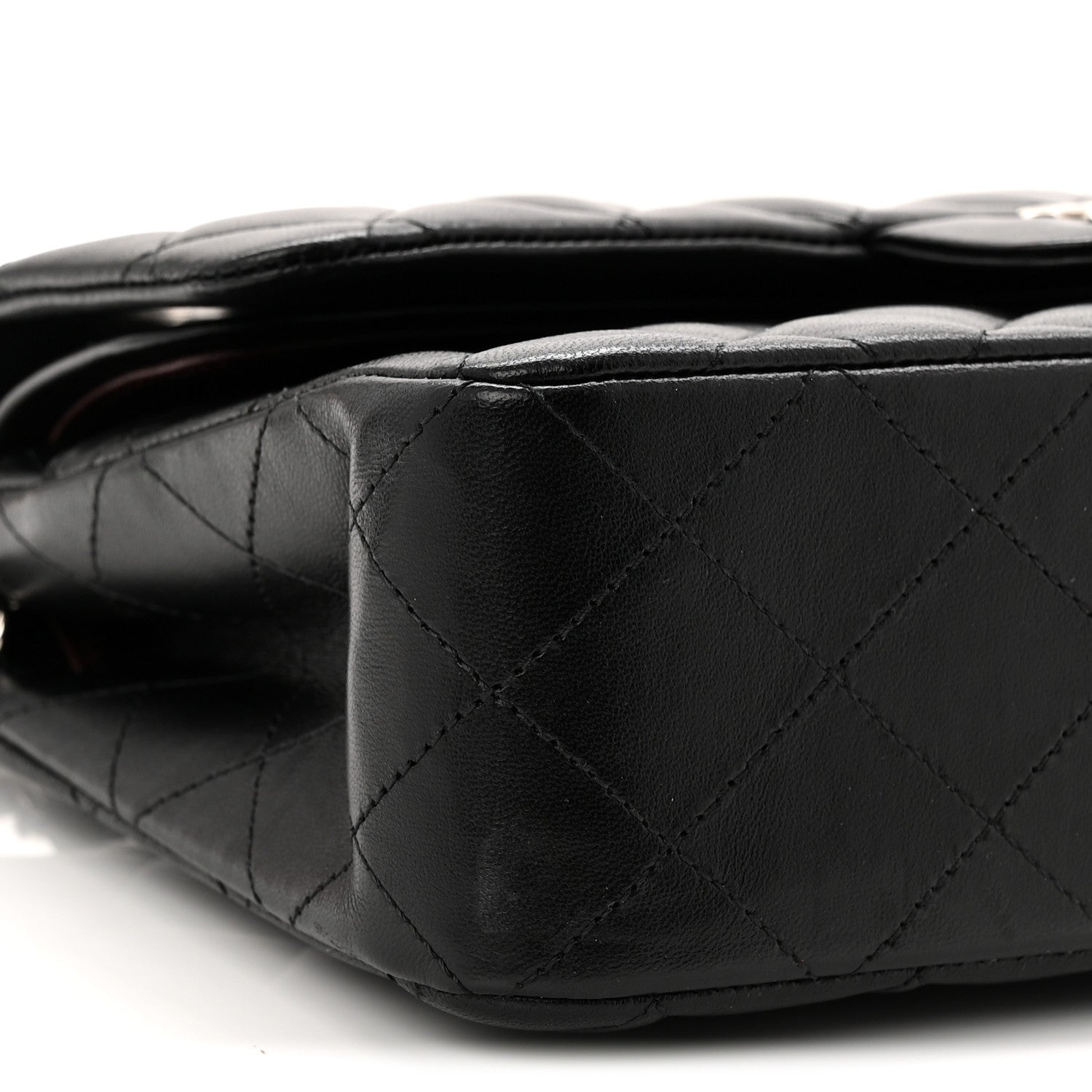 Chanel Lambskin Quilted Small Double Flap Black 9 of 10