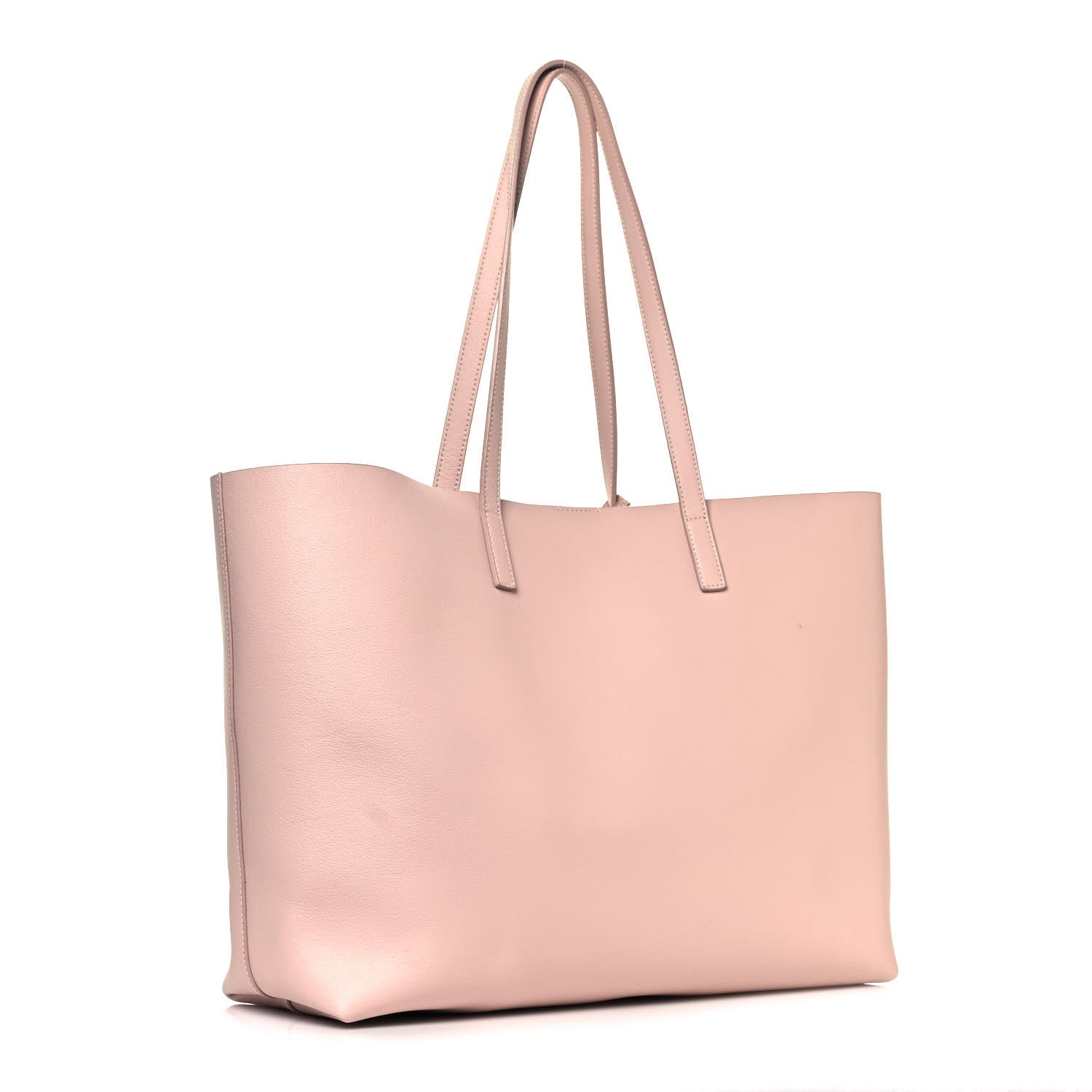 Saint Laurent Calfskin Large Shopping Tote Pale Blush 3 of 14