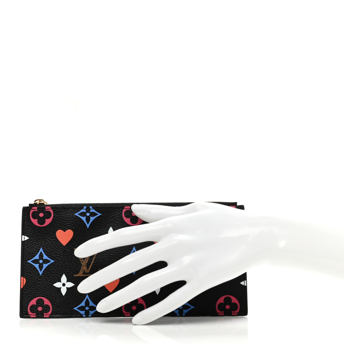 Game On Felicie Chain Wallet Zippered Insert Black