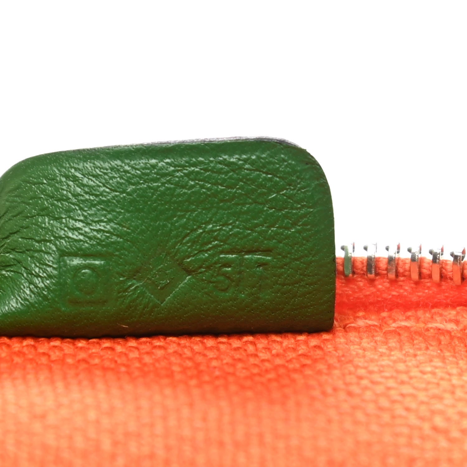 Hermes Canvas Tutti Frutti Citron Clutch Feu 7 of 7