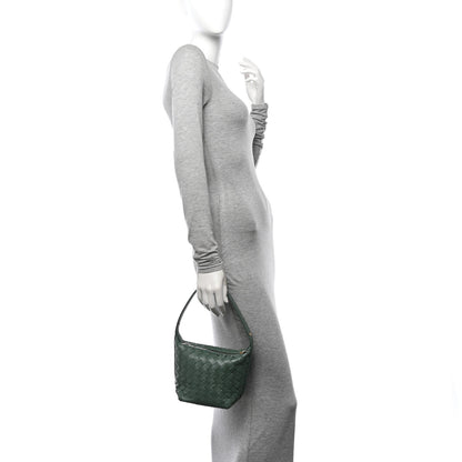 Bottega Veneta Calfskin Nappa Intrecciato Candy Wallace Aloe 2 of 13