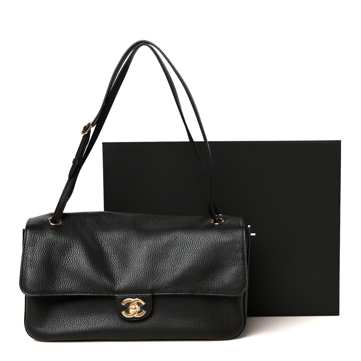 Chanel Grained Calfskin Small Souplissimo Maxi Flap Black 21 of 21