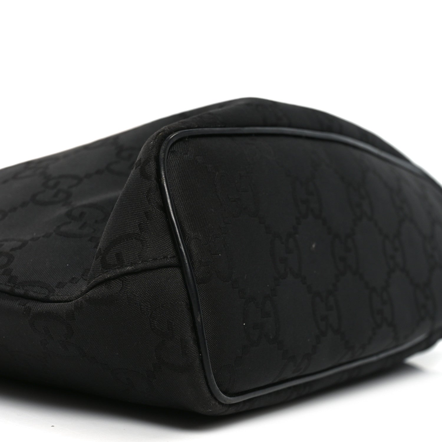 Gucci Nylon Monogram Small Hobo Black 9 of 10