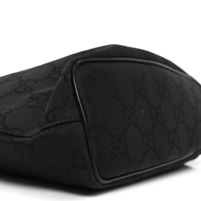 Gucci Nylon Monogram Small Hobo Black 9 of 10