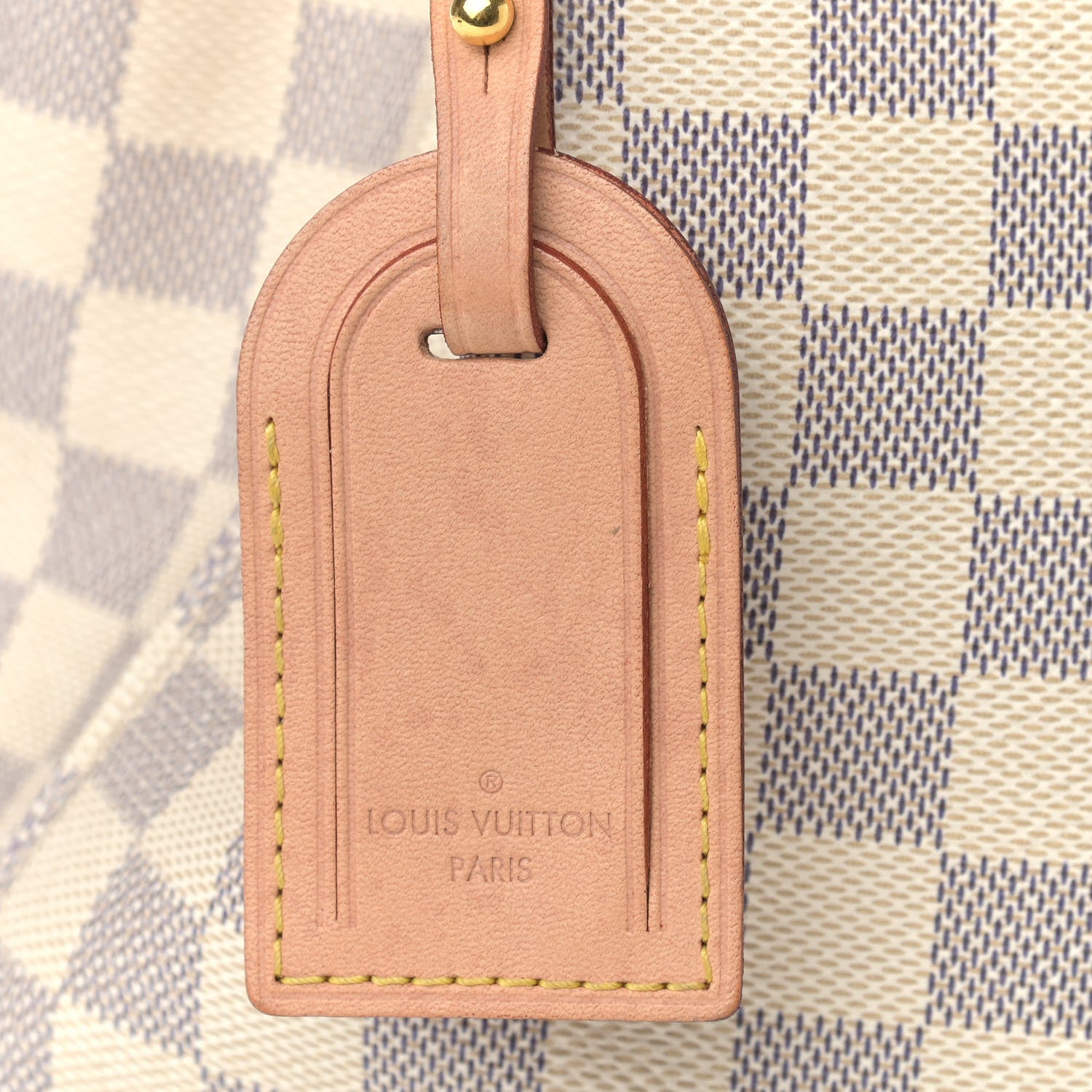 Louis Vuitton Damier Azur Graceful MM Rose Ballerine 12 of 19