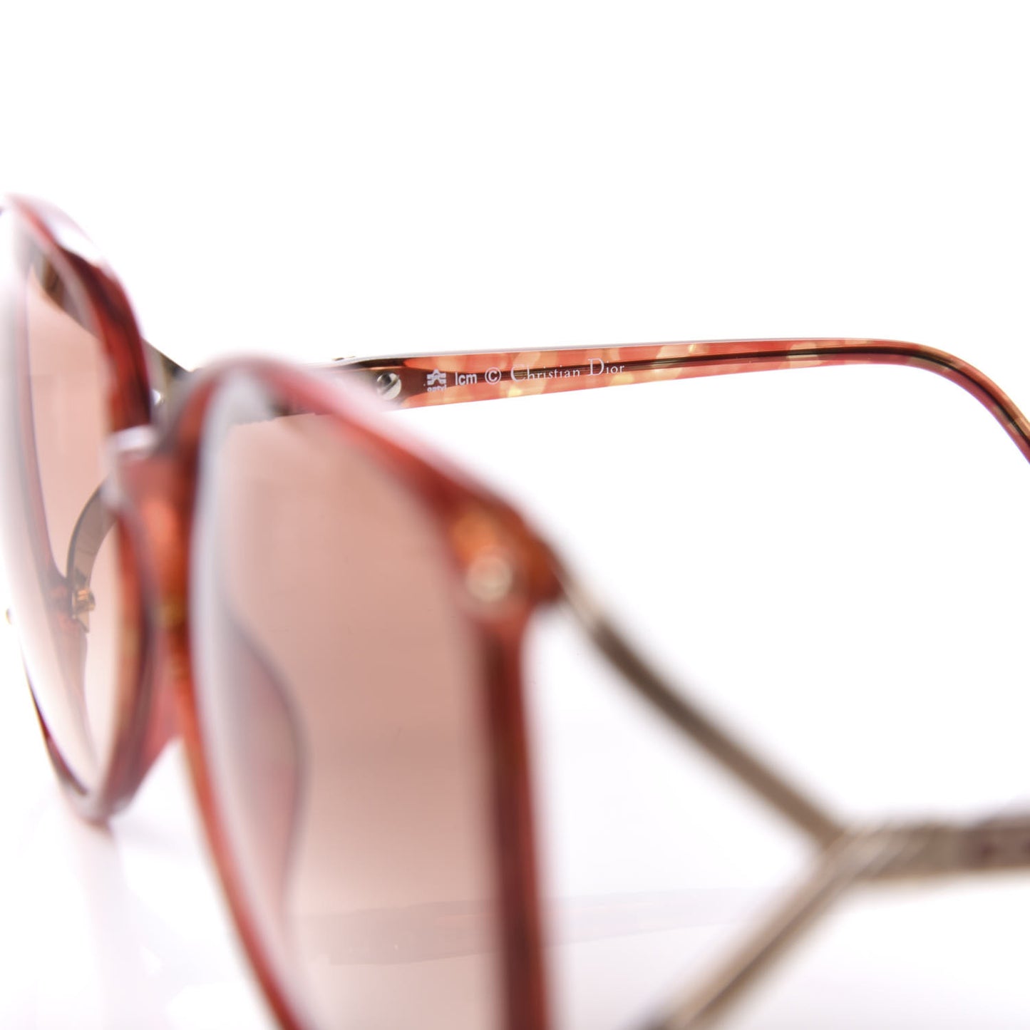 Square Sunglasses Orange Tortoise