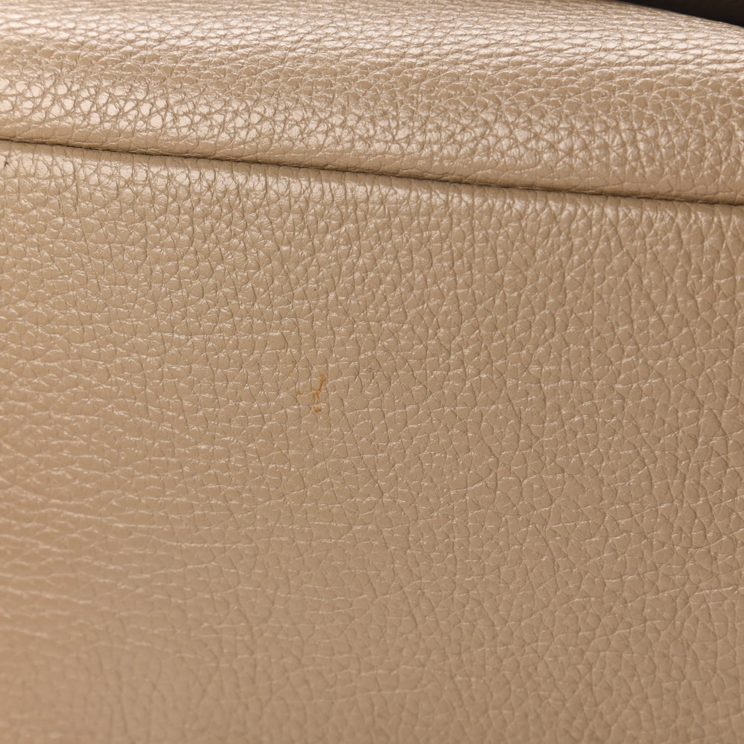 MCM Calfskin Studded Shoulder Bag Beige 10 of 13