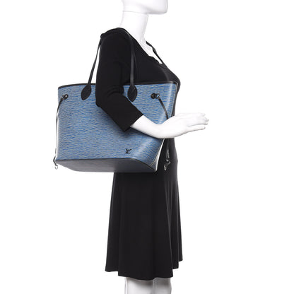 Louis Vuitton Epi Neverfull MM Denim Light 2 of 11