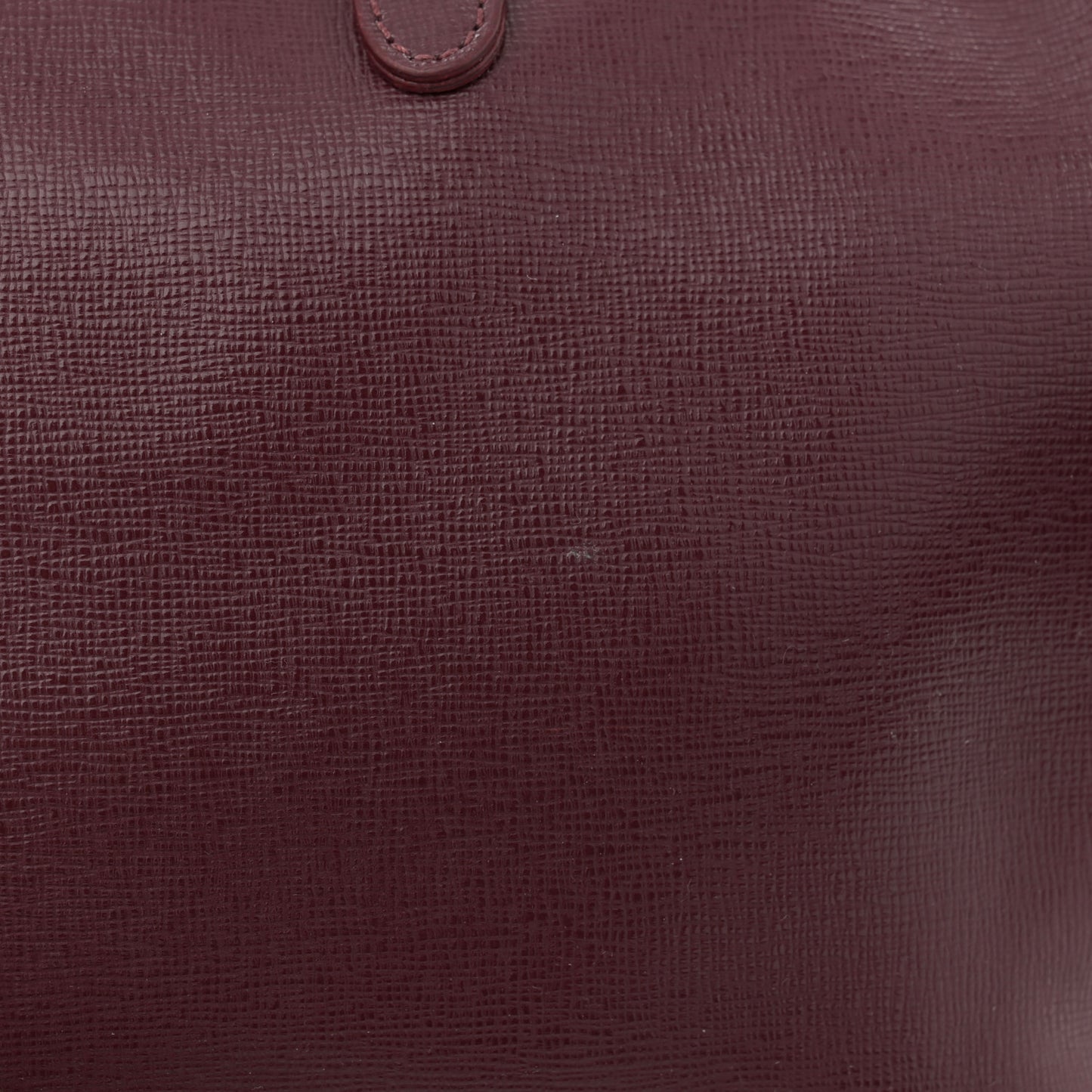 Saffiano Calfskin Palazzo Bowler Burgundy