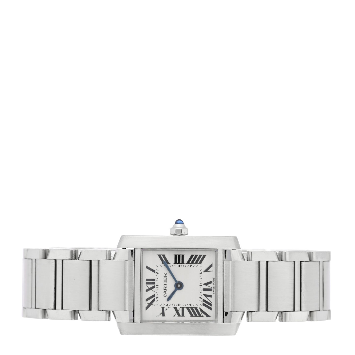 Stainless Steel 20mm Tank Francaise Quartz Watch