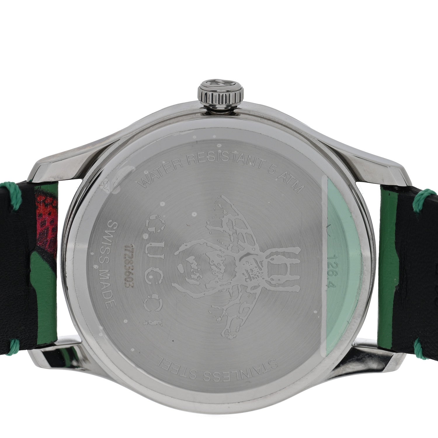 Gucci Stainless Steel Calfskin 38mm Le Marche Des Merveilles Snake