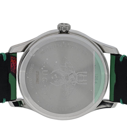 Gucci Stainless Steel Calfskin 38mm Le Marche Des Merveilles Snake Quartz Watch Green 4 of 5