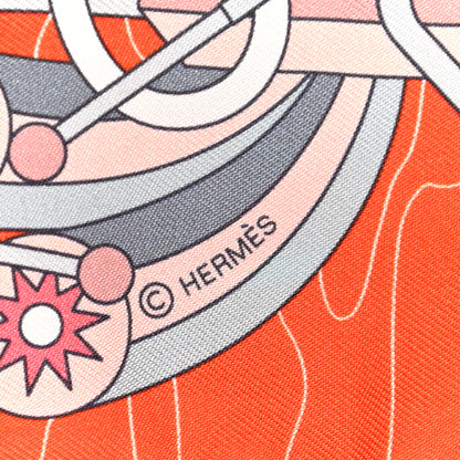 Hermes Silk Odyssey Twilly Vermillon Rose 3 of 4