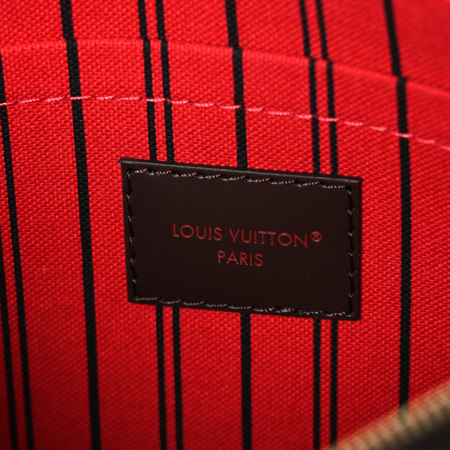 Louis Vuitton Damier Ebene Neverfull MM GM Pochette 6 of 6