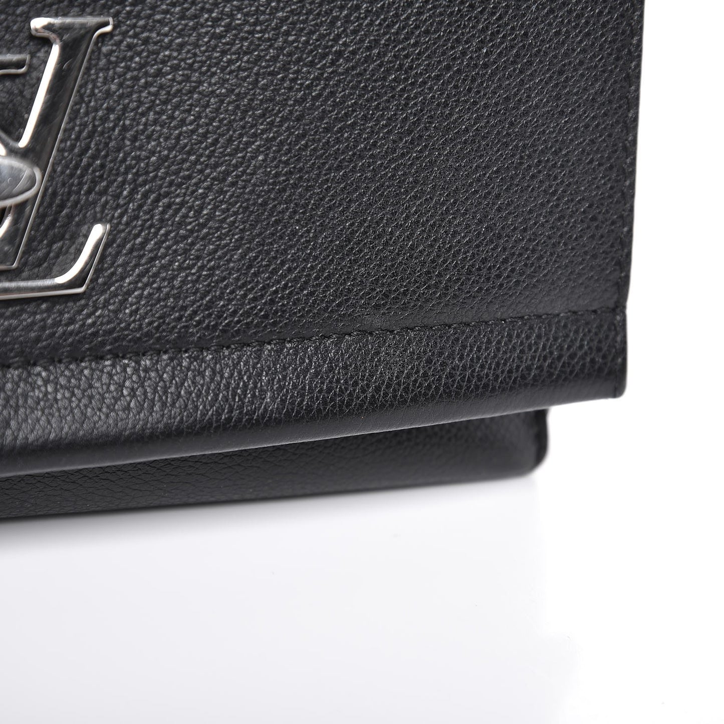 Calfskin Lockme II Chain Bag BB Black