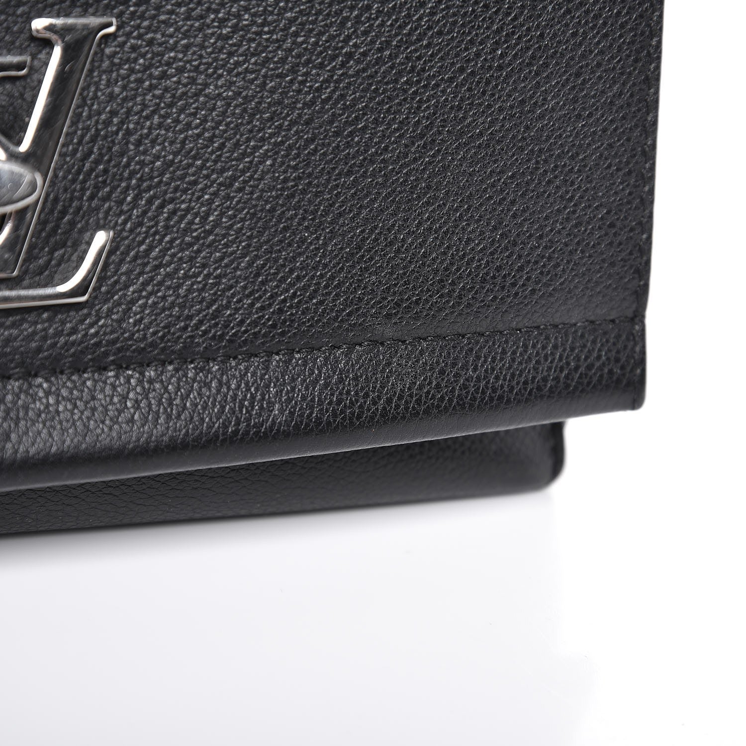 Louis Vuitton Calfskin Lockme II Chain Bag BB Black 8 of 9