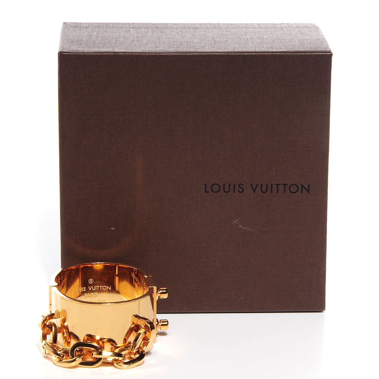 Louis Vuitton Lock Me Manchette Chain Cuff 3 of 6