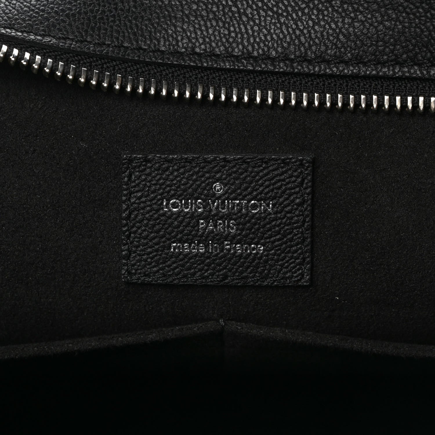 Louis Vuitton Monogram Cuir Plume Very Zipped Tote Black 6 of 8