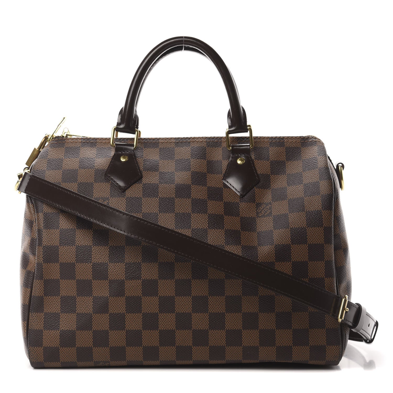 Louis Vuitton Damier Ebene Speedy Bandouliere 30 1 of 12