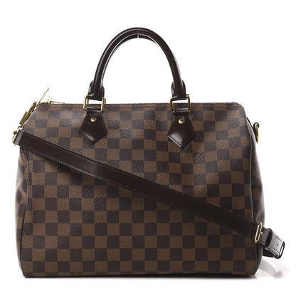 Louis Vuitton Damier Ebene Speedy Bandouliere 30 1 of 12