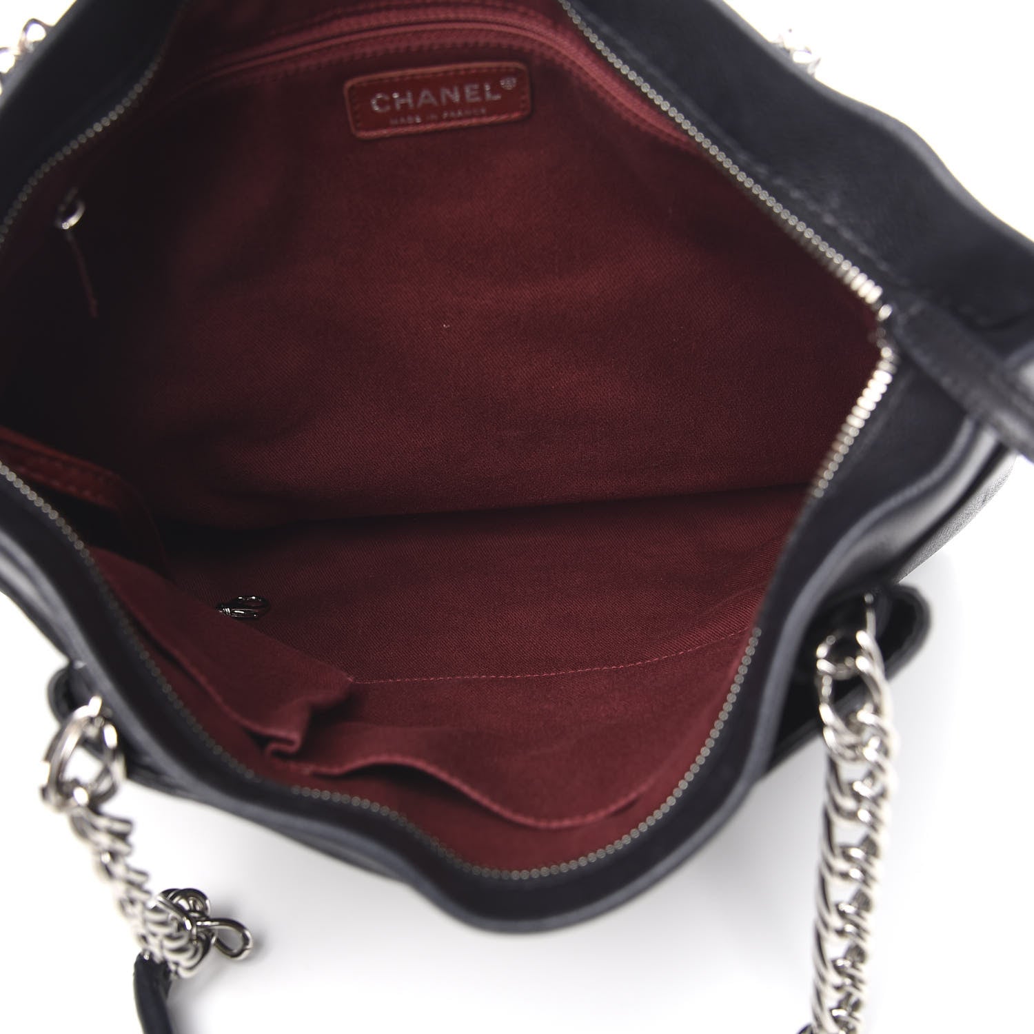 Chanel Caviar Large CC Tuck Tote Black 5 of 11