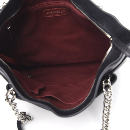Chanel Caviar Large CC Tuck Tote Black 5 of 11