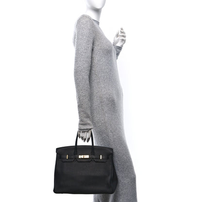 Hermes Togo Birkin 35 Black 2 of 10