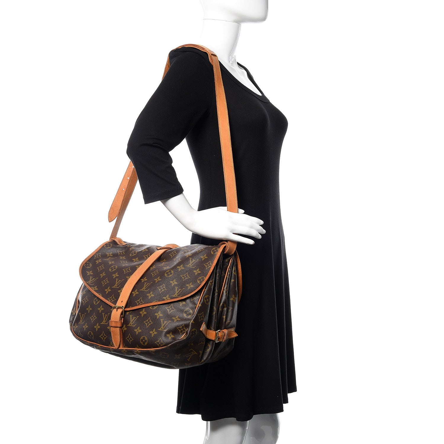 Louis Vuitton Monogram Saumur 35 2 of 16